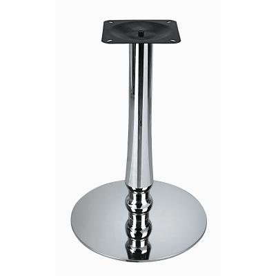 China Hotsale Easy Installation Round Metal Bar Height Stainless Steel Coffee Table Base for sale