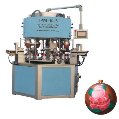 China Hotels Size 4 Colors Christmas Holiday PVC Ball Pad Printer Automatic Printing Machine Large for sale