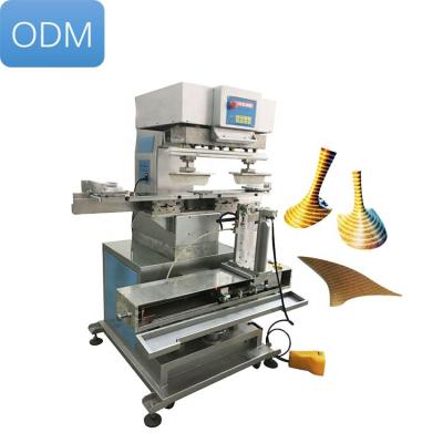 China Factory Custom Lady Shoe Semi-auto Heel Printing Machine Pad Printer for sale