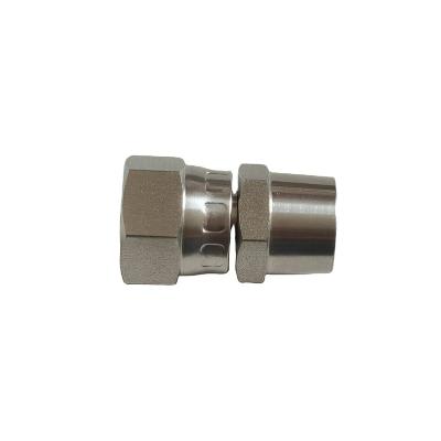 China SS304 Manufacturer Supply Ss 304 37 Degree Jic Female Swivel Weld Fittings For Metal Pipe for sale