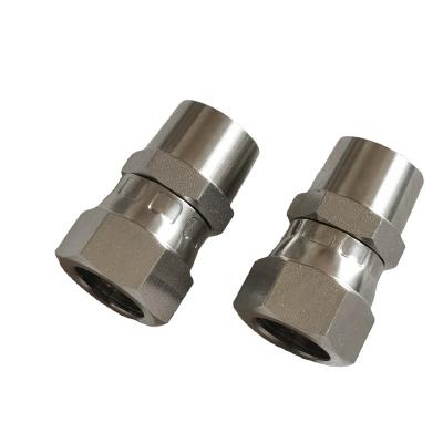 China SS304 316L Ss304 Sus304 Stainless Steel Jic Fitting 1-1/2 Inch Female Swivel Weld Fittings For Metal Pipe for sale