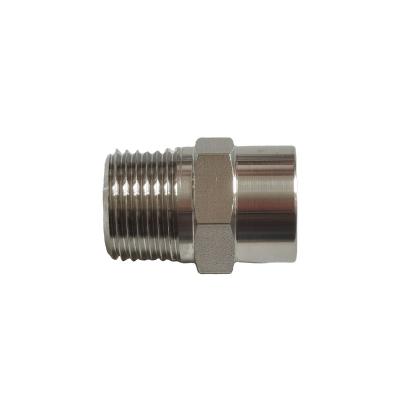 China SS304 SS316L China Supplier Stainless Steel Male NPT High Pressure Welding Fitting For Metal Pipe for sale