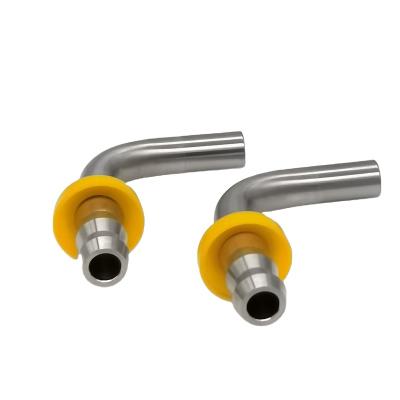 China China Supplier Liquid Handling Stainless Steel Push-To-Connect Elbow Pipe Coupling Tube Fitting for sale