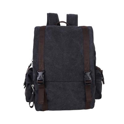 China OTHER HOT custom cool casual backpack black vintage canvas bagpack cotton cheap style backpack for sale