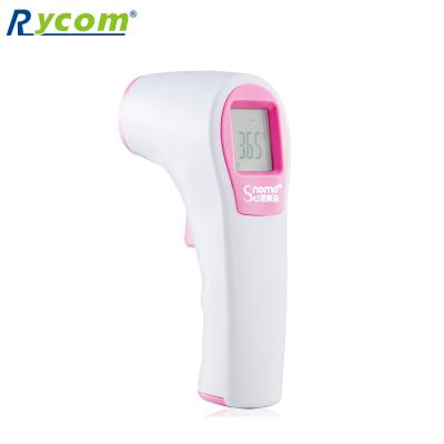 China Red Type LCD Display Forehead Baby Children Forehead Function Non Infra Contact Gun Thermometer for sale