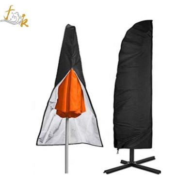 China Industrial Outdoor Outdoor Waterproof Dustproof Umbrella Cover Garden Rain Proof And UV Proof Sun Umbrella Cover Banana Umbrella Cover for sale