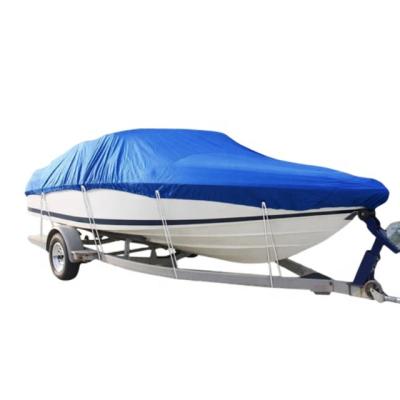 China Waterproof/UV Resistant Sunscreen/Boat Cover 600D Polyester Boat Cover V-Type Waterproof Fabric Blue Universal Waterproof Dustproof Cover Material for sale