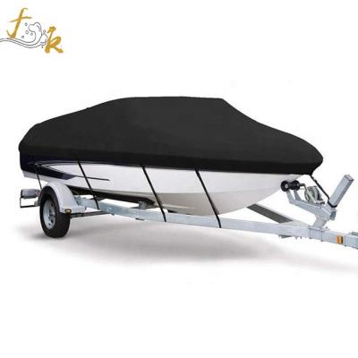 China 600D Oxfordshire Fabric Waterproof UV Proof Boat Cover 600D Oxfordshire Proof Yacht Cover V-Type Cover for sale