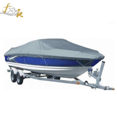 China 600D Oxford PVC Coating 6 Years Factory Waterproof Cover 600D Oxford Heavy Duty V-Shaped Yacht Boat Cover Custom for sale