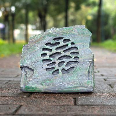 China Outdoor Outdoor Waterproof Stone Shaped Lawn Garden 20w Rock Speaker for sale