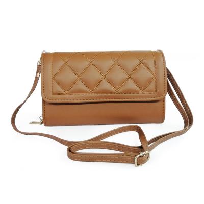 China Waterproof Most Popular Decorative Wallet Single Zipper Flip Leather Bag for sale