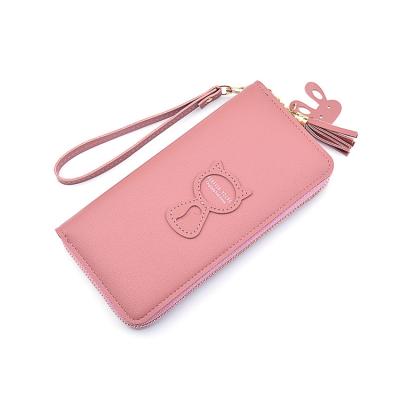 China New Arrival Waterproof Women's Long Zipper Wallet Large Capacity Mobile Phone Zero Bag Fashion Handbag for sale