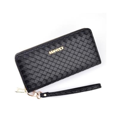 China New Product Listing Waterproof Ladies Leather Zipper Wallets Women Clutch Wallet Long for sale