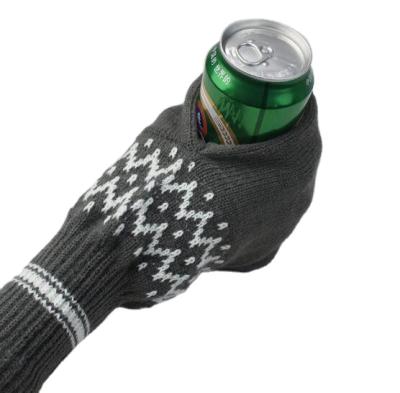 China Promotional Heating Jacquard Beer Gloves To Thicken Gloves For Party Yiwu Factory OEM Beer Drinking Gloves for sale