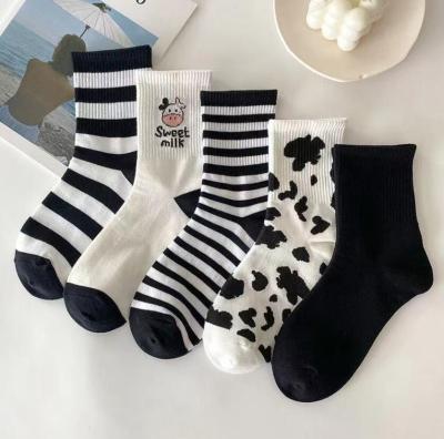 China Fashion Milk Funny Cute Socks Soft Women's Breathable Socks For Girl Christmas Gift Japanese Harajuku Socks for sale