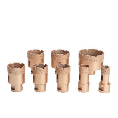 China Metal Drilling M14 Thread Wet And Dry Vacuum Welded Diamond Drilling Core Bit Ceramic Tile Hole Saw Granite Marble Drill Bit for sale