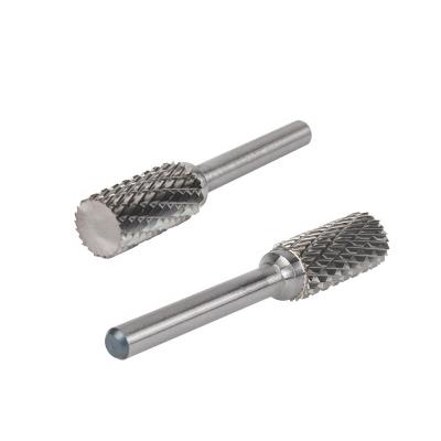 China Other Rotary AX Burr Bit Flat Rotary Abrasive Burr Type Tungsten Carbide Tools Cylindrical Rotary Burrs for sale