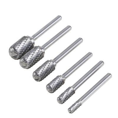 China Other CX Type Spherical Shape Carbide Rotary Burrs 6mm Shank Double Carbide Cut Rotary Burr Set for sale