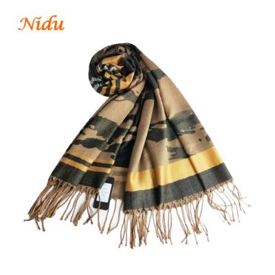 China Elegant women squishy soft shawls scarf pashmina polyester daily use for sale