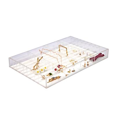 China Acrylic Transparencies Custom Design Acrylic Jewelry Case Acrylic Ring Ornament Box for sale