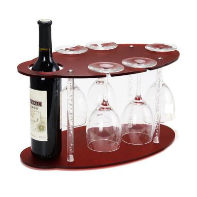 China Custom Color /custom Color Kitchen Acrylic Glass Wine Rack Clear Plastic Stackable Acrylic Wine Cup Storage Rack for sale