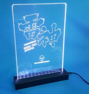 China Customized High Profile Image Entry Brand Bank Company Core Base Acrylic Black Stand for sale