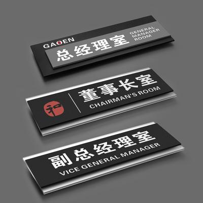 China Modern Indoor Directional Custom UV Coated Toilet Plate Acrylic Door Sign Plate Room Signage for sale