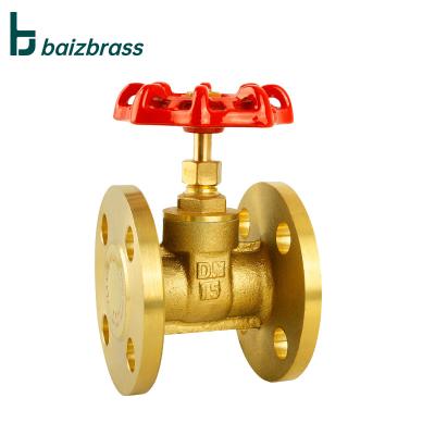 China General Brass Flange Gate Valve PN16 Brass Valves With Hand Wheel DN15 - DN80 for sale