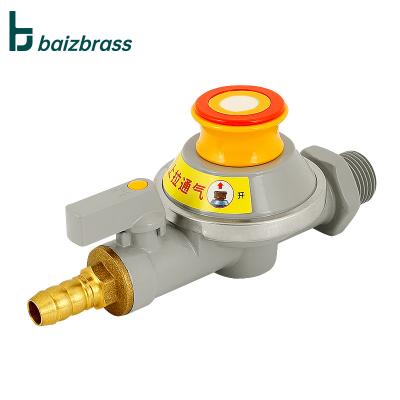 China General Safety Auto-close Valve With Brass Case Gas Shut-off Valve For Kitchen's Natural Gas Pipeline for sale