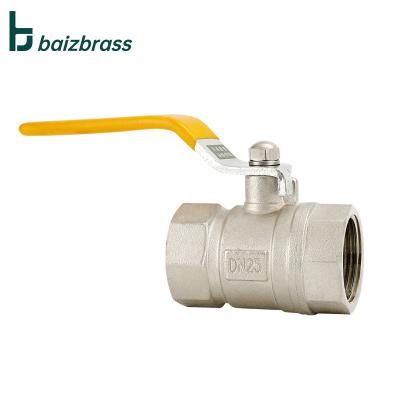 China 1/2in-1in General Brass Copper Ball Valve Water Gas Valves Long Handle Female Thread for sale