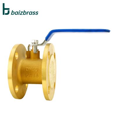 China General High Quality Industrial Flange Ball Valve Long Handle Brass Valves for sale