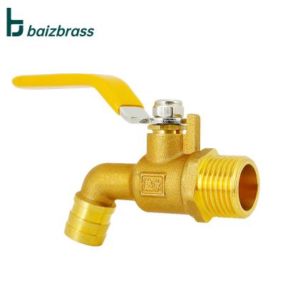 China General 90 Degree Two-Ways Long Handle Brass Ball Valve Elbow Valves 1/2in 3/4in for sale