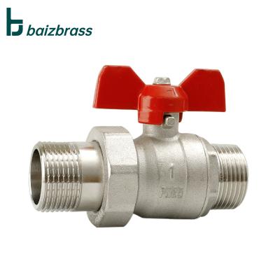 China China Manufacture High Quality General Brass Water Control Union Ball Valve Water Valve for sale