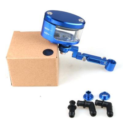 China Universal Aluminum Motorcycle Brake Clutch Reservoir Cylinder Oilfield Fluid Cup For Honda Yamaha Suzuki Kawasaki for sale