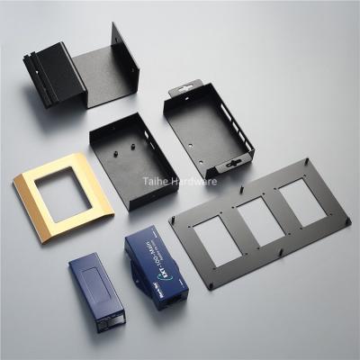 China OEM Aluminum Stamping 6061 Aluminum Anodizing Fan Shroud Enclosure Case Box Manufacturer for sale