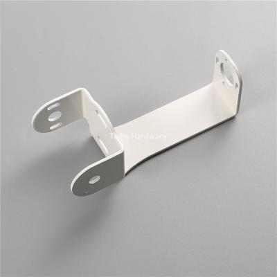 China Factory Custom White Powder Coat Aluminum Stamping Aluminum Brackets for sale