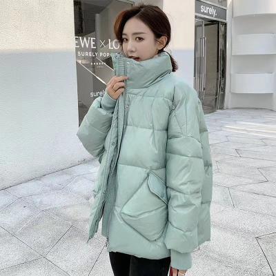 China Wholesale Designer Windproof Coats Custom Down Bubble Hooded Women's Down Jacket Clothing Standard Coats Winter for sale