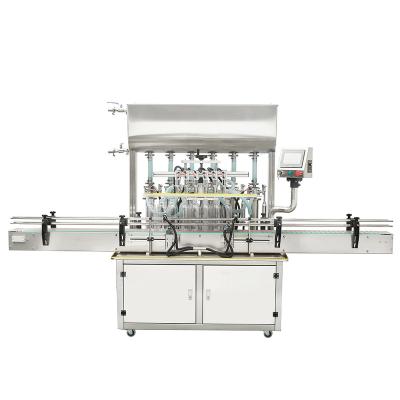 China Beverage 6 Nozzles Range Automatic Honey Bottle Filling Liquid Adjustment Filling Machine for sale