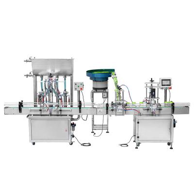 China Automatic Beverage Water Liquid Paste Plastic Bottle Filling And Capping Machine for sale