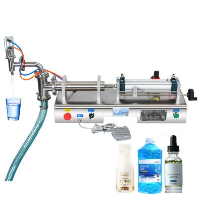 China Y1WTD Australia Beverage Piston Filler Bottled Milk Tea Water Bottle Filling Machine for sale