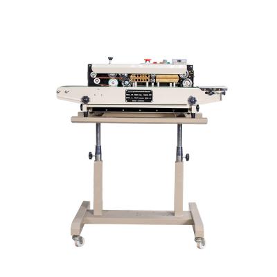 China FR-770LD Food Rack Type Continuous Tape Sealer Sealing Machine for sale