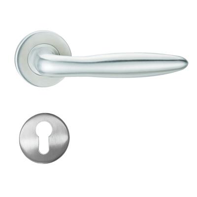 China Modern Factory OEM Stainless Steel Manufacture Sliding Hollow Door Handle Lever Lock Door Knob For Home Office for sale