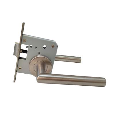 China China Stainless Steel Passage Door Stainless Steel 304 Fire Rated Door Handle Lock for sale