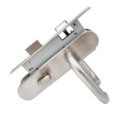 China Luxury Stainless Steel China 304 Stainless Steel Panel Handle With Lock And Lock Core for sale