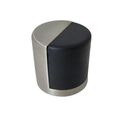 China Modern Cylindrical Bathroom Door Glass Door Close Up Stainless Steel Door Rubber Stopper for sale