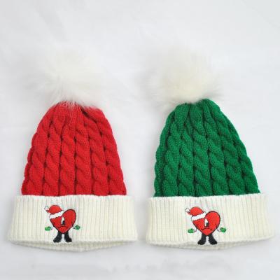 China Fashion\comfortable\durable Best selling bad bunny santa beanie hat Warm Knitted Winter Hat for sale