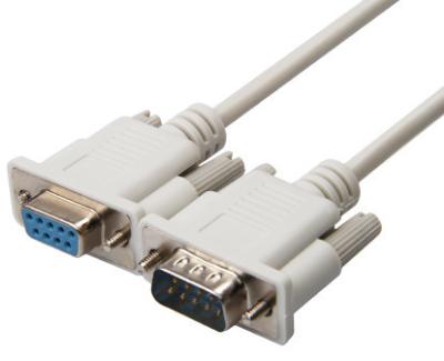 China varón blanco serial de COM 10m RS232 a la ventaja femenina DB9 M A DB9 F del cable de extensión en venta