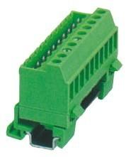 China Din Rail Pluggable Terminal Block with 5.08mm Pin Spacing socket arrage:24-12 AWG for sale