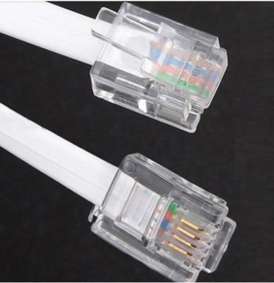 China Zócalo de la extensión de la caja de conexiones del suplemento del teléfono del divisor del conector RJ11 del alambre de teléfono de la buena calidad en venta