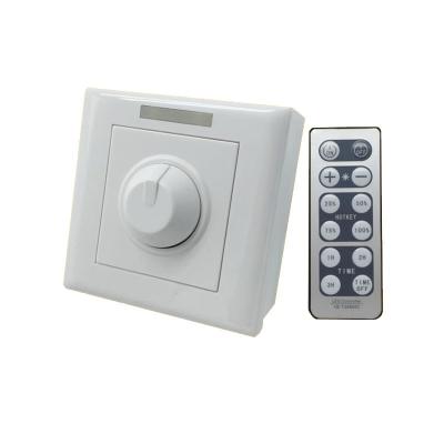 China IR Remote LED Light Lamp Brightness Adjustable Wall Dimmer Knob Controller AC85-265V for sale